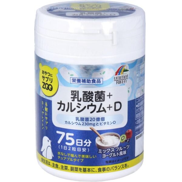 Unimat Riken Snack ZOO Lactic Acid Bacteria + Calcium + Vitamin D