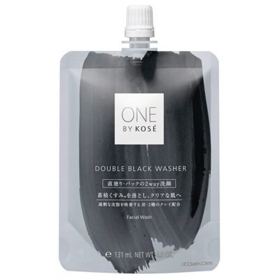 Double Black Washer / 140g / Green Floral image 1